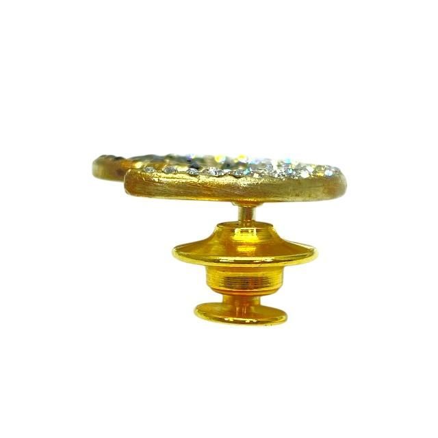 Chanel Brooch Pin Badge Accessories Coco Mark Moon Crescent GP — view 6