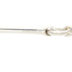 Hermes Padlock Silver Chain Necklace — view 6