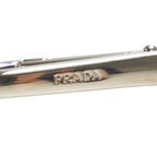 Prada Logo Black Saffiano Leather Belt — view 6