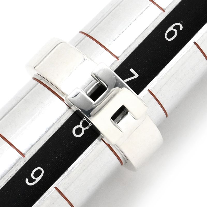 Hermes Ring Hera Cles S Silver 925 48 SV AG H Motif — view 7