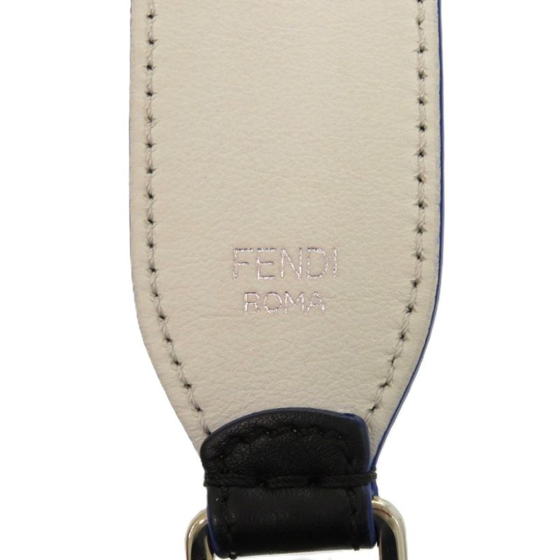 Fendi Carlito Karl Lagerfeld 7 C0258 Leather Black 0790 Shoulder Strap — view 6