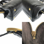 Fendi 2-Way Chameleon Leather Shoulder Bag Black — view 8