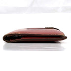 Hermes Bifold Long Wallet Bearn Red Leather — view 3