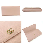Gucci Bifold Long GG Marmontleather Leatherpinkwalletordinary Small — view 3