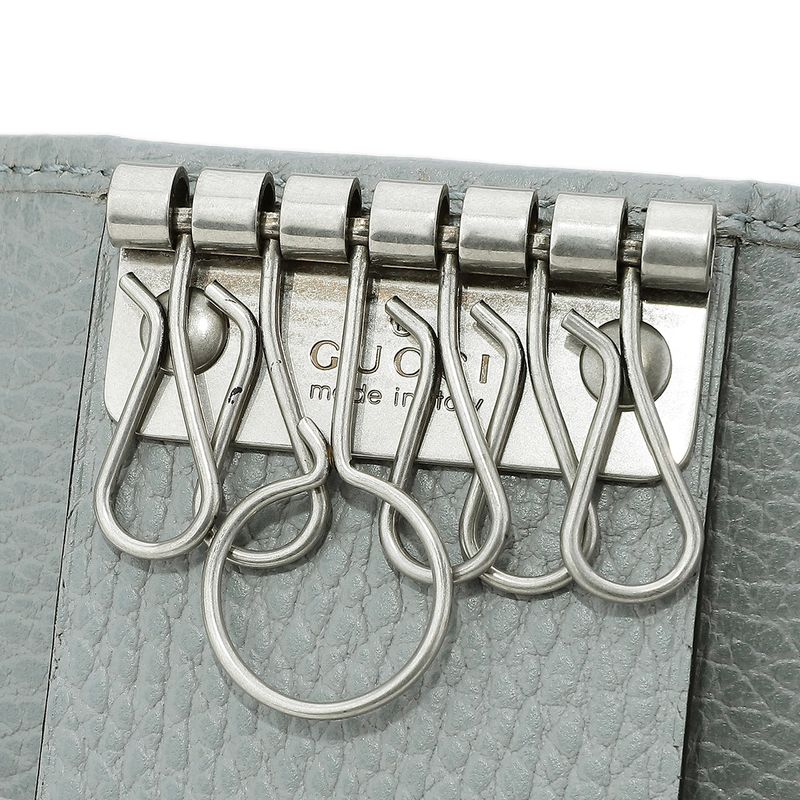 Gucci Key Case GG Marmont Gray — view 5