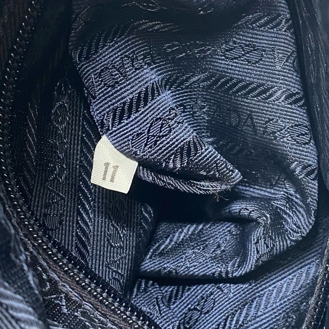 Prada Shoulder Bag Chain Double Crossbody Triangle Logo — view 8