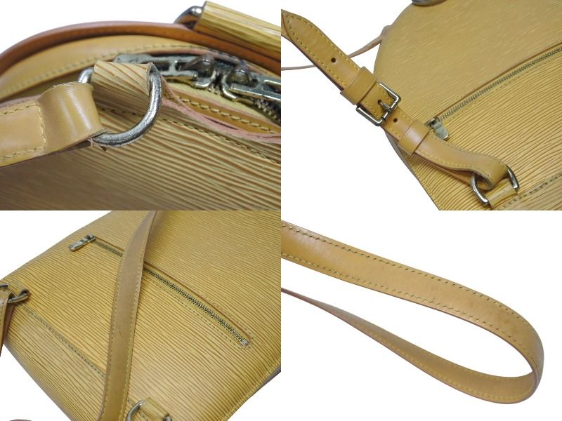 Louis Vuitton Epi Mabillon Backpack Tassili Yellow — view 5