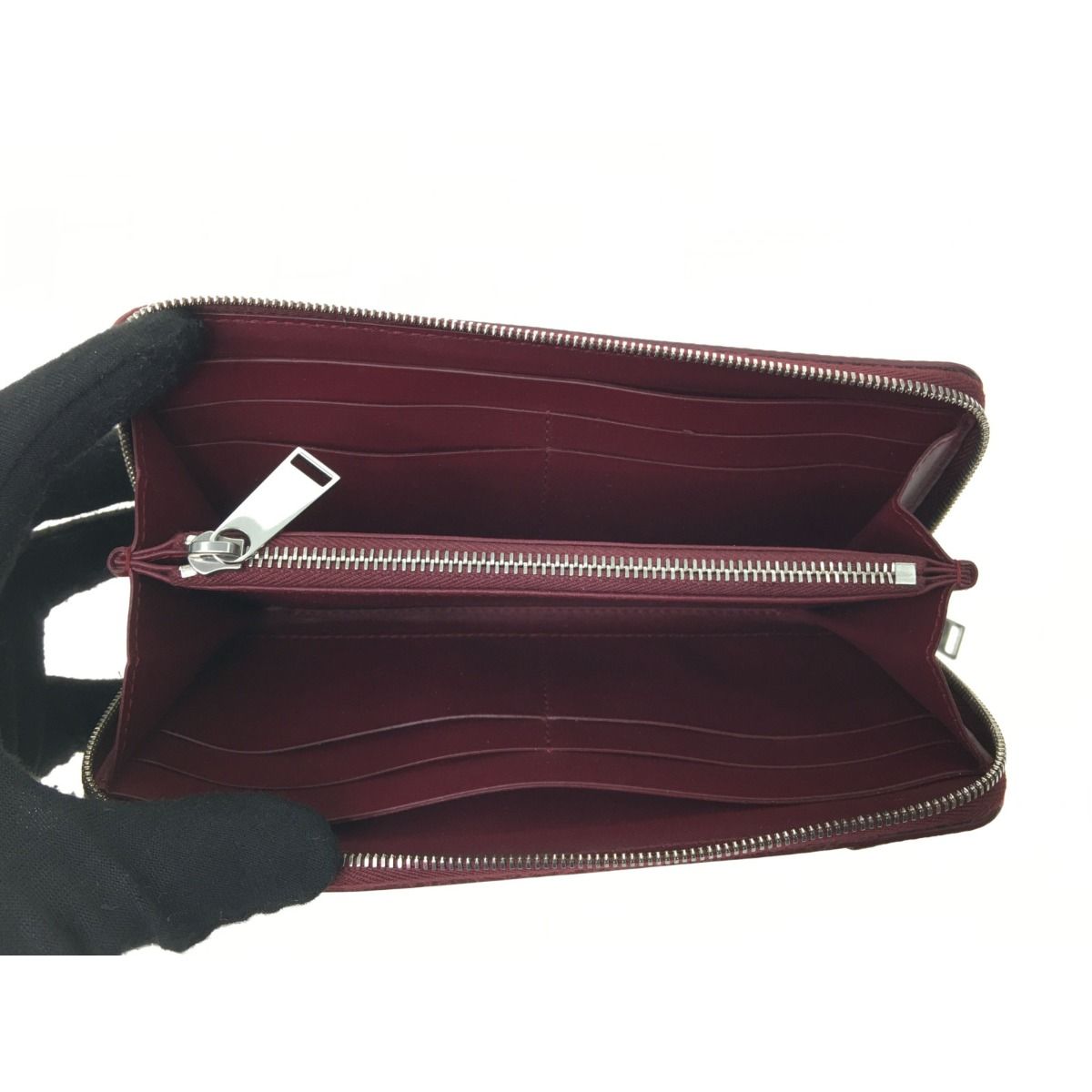 Bottega Veneta Round Zipper Long Wallet Marco Polo Matte Calf — view 5