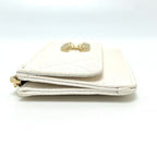 Chanel Long Wallet Coco Mark Caviar Leather White — view 5