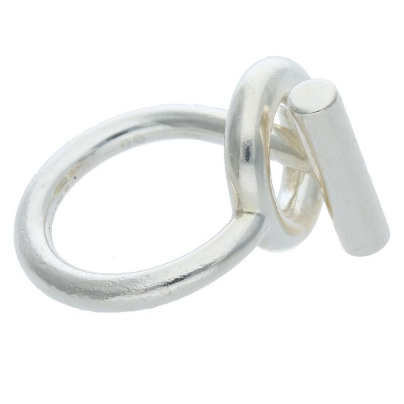Hermes Echappe MM Croisette Silver Ring 48 8 — view 5