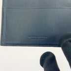 Bottega Veneta Intrecciato Bifold Wallet with Money Clip Black — view 5