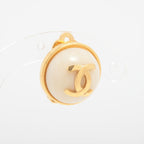 Chanel Coco Mark 207 Earrings GP And Faux Pearl — view 3
