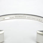 Hermes Bracelet Bangle Cour De Forge LG AG 925 SV Silver Jewelry — view 8