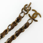 Chanel Chain Belt Vintage Finish Coco Mark Gold Plated And Suede — view 7