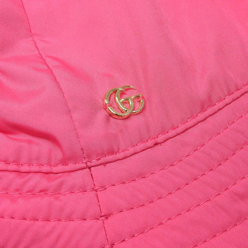 Gucci 2023 Item Brella Cloche GG Metal Nylon Bucket Hat — view 4
