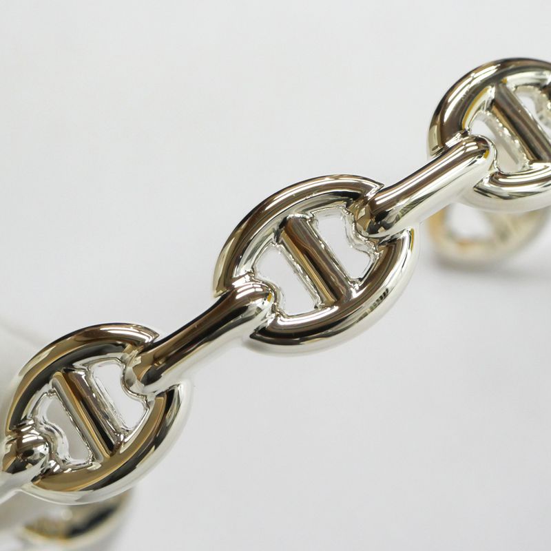 Hermes Chaine Dancre Anchaenne Bangle ST AG 925 Accessories — view 7