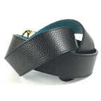 Gucci Belt Double G GG Logo Leather Black — view 3