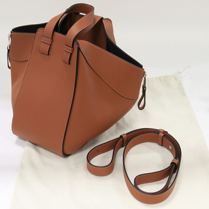 Loewe Shoulder Bag Hammock Small Classic Calf Tan 2-Way 38730 S35 — view 7