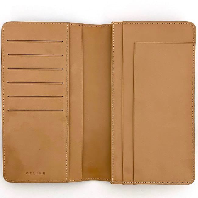 Celine Bifold Long Wallet Brown Macadam — view 5