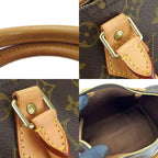 Louis Vuitton Speedy 30 Handbag Monogram Brown Gold Hardware — view 7