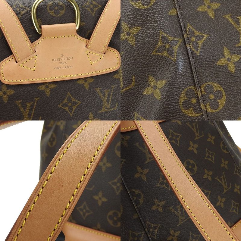 Louis Vuitton Rucksack Backpack Montsouris MM Monogram Gold Hardware — view 5