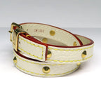 Louis Vuitton Bracelet Suhali Double Tour Bronze Ivory — view 5