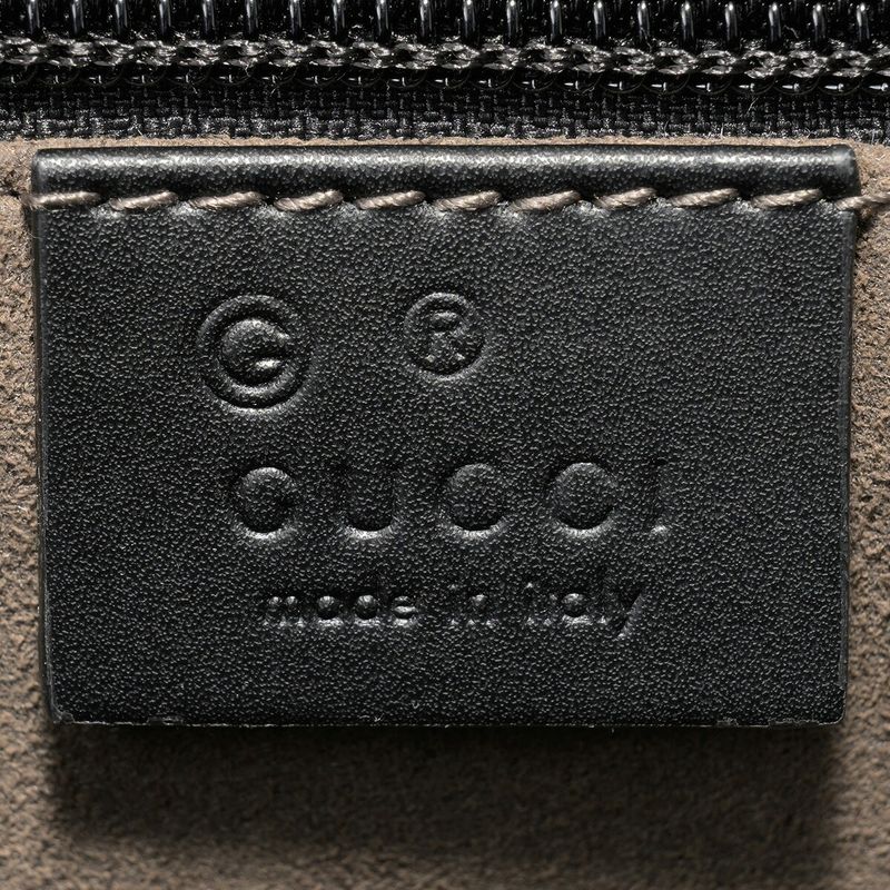 Gucci Shoulder Bag GG Supreme Beige Black — view 9