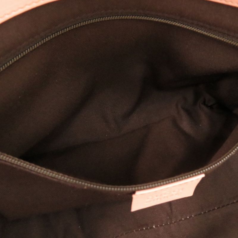 Gucci Abby GG Canvas Leather Beige Pink Tote 0974 — view 7