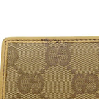 Gucci Bifold Long Wallet Beige GG Canvas — view 5