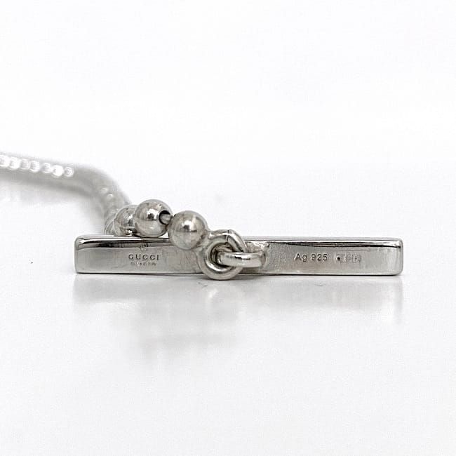 Gucci Ball Chain Necklace in Silver with Star Ring — view 5
