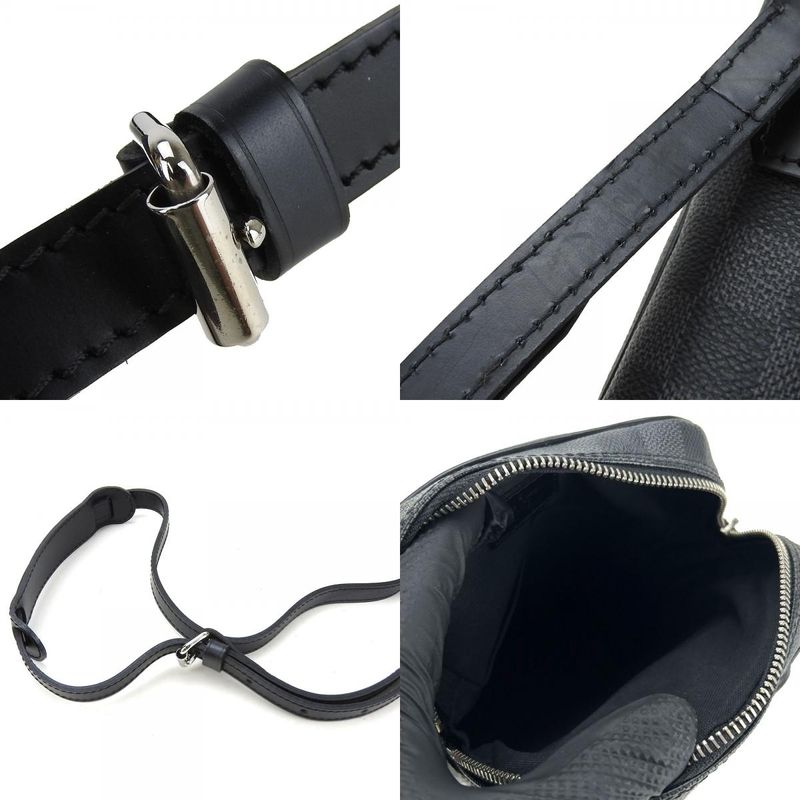 Louis Vuitton Shoulder Bag LEM Damier Graphite Grey Black Silver — view 7
