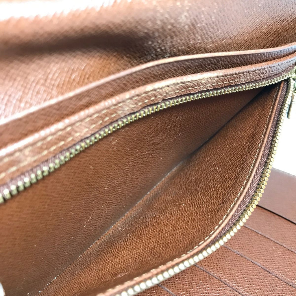 Louis Vuitton Notebook Cover Monogram Pochette Pass Port Brown — view 9