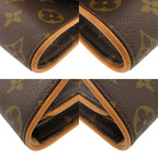 Louis Vuitton Pochette Twin PM Monogram Brown Shoulder Bag 0538 — view 3