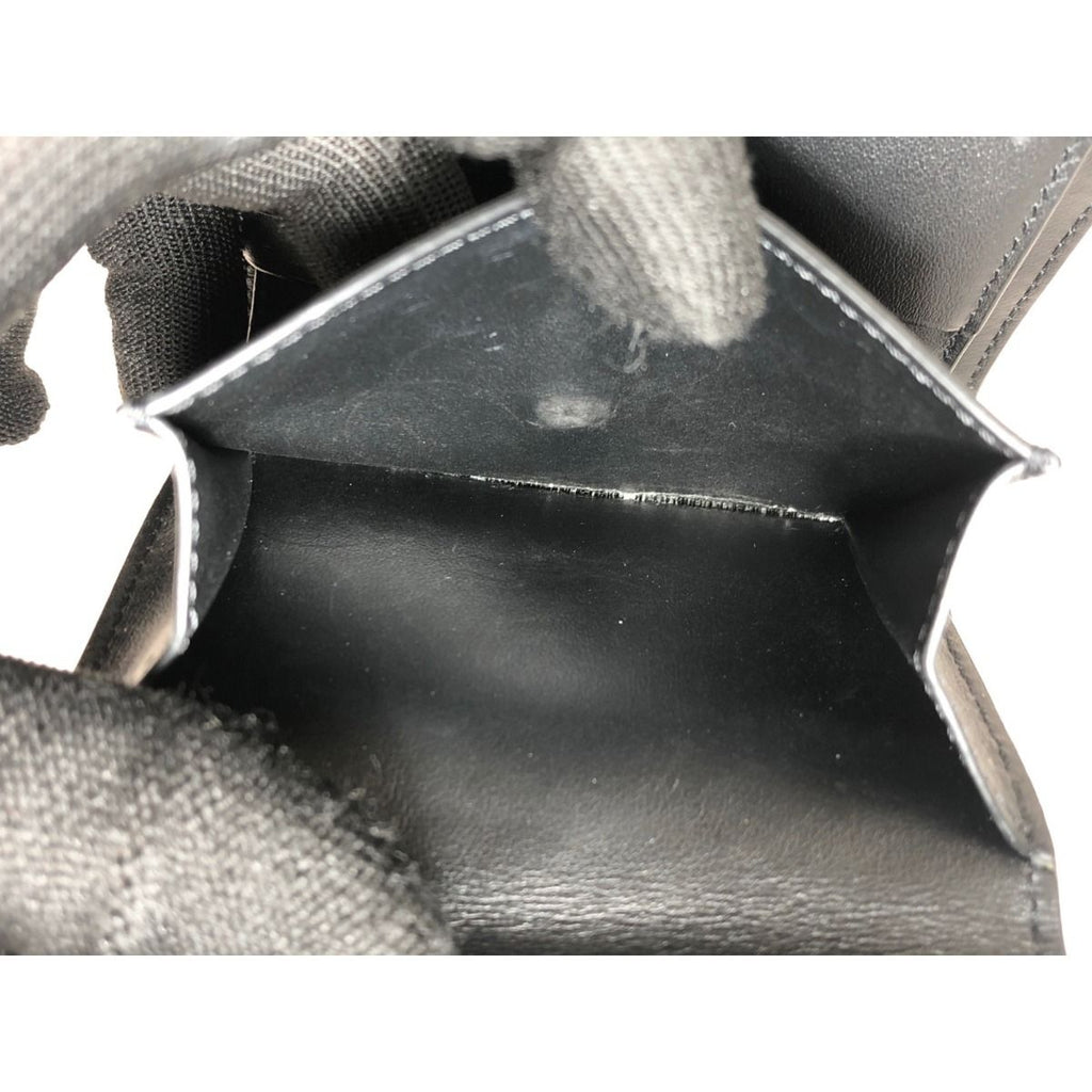 Celine Small Trifold Wallet Black — view 9