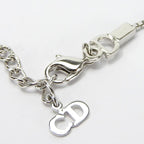 Christian Dior Necklace Metal Silver Hardware Fang Motif Plated Accessory — view 7