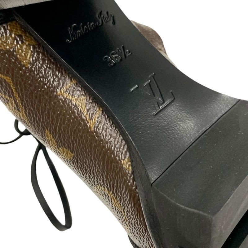 Louis Vuitton Star Trail Line Monogram Boots Short Shoes Leather Brown — view 8