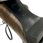 Louis Vuitton Star Trail Line Monogram Boots Short Shoes Leather Brown — view 8