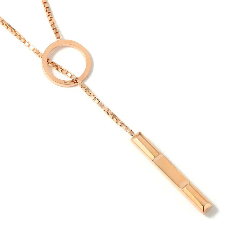 Gucci Necklace Link to Love Pink — view 3