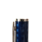 Louis Vuitton Jetluck Twist Ballpoint Pen Navy Silver With Case — view 7