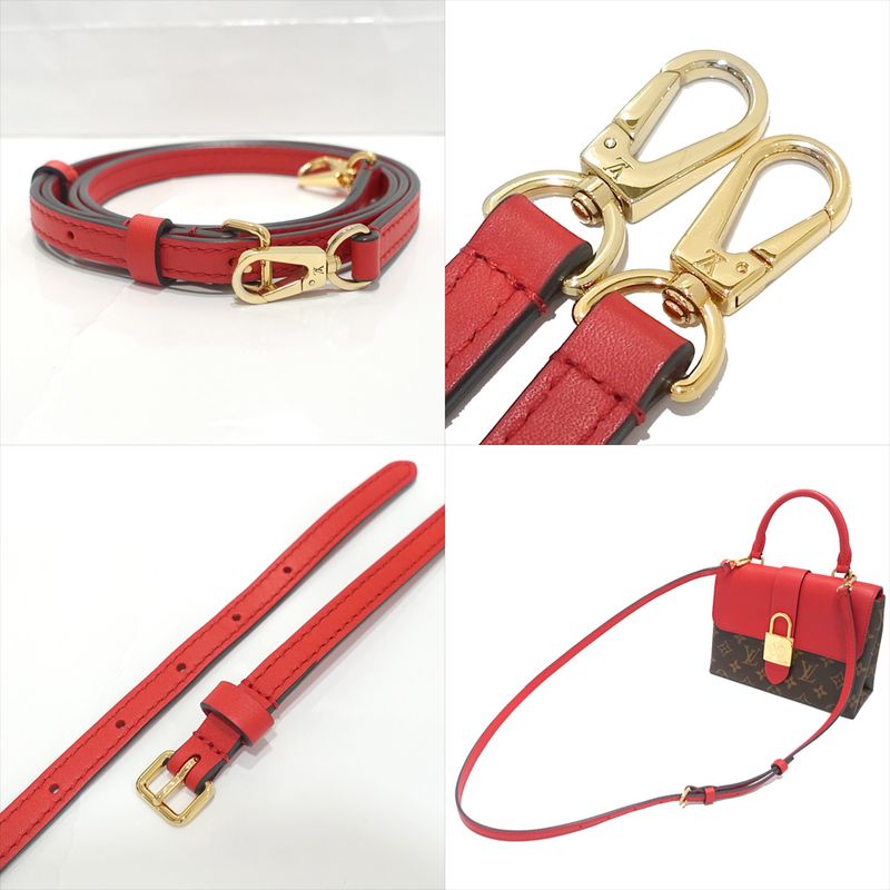 Louis Vuitton Locky-bb Handbag Monogram Brown Gold Hardware 2-Way — view 8