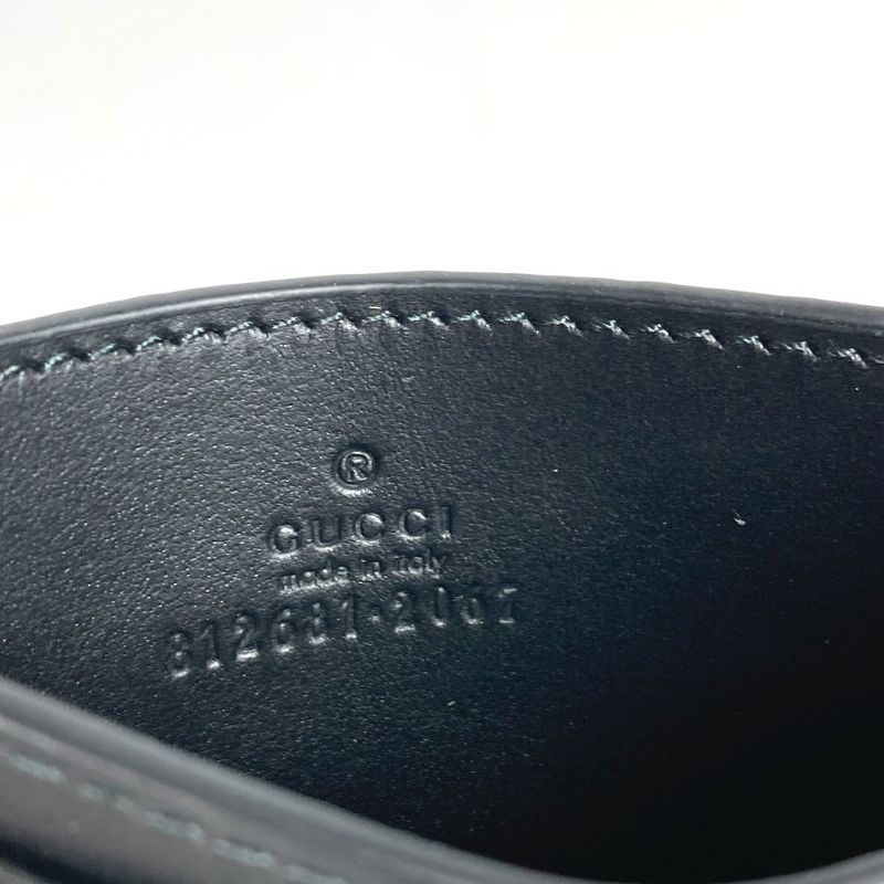 Gucci Card Case Aaece Logo Maxi GG Gray — view 8