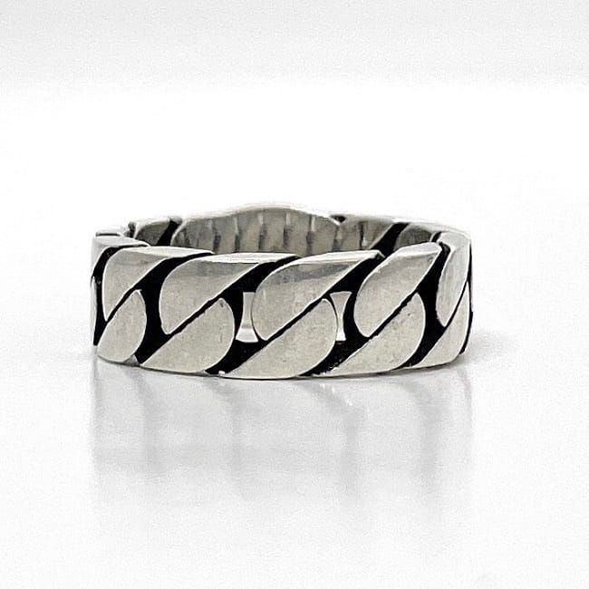 Gucci Ring Silver Purple Interlocking — view 7