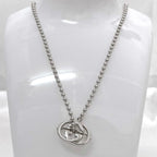 Gucci Necklace Silver Interlocking Polished Ag — view 4