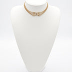 Chanel Choker Gold Coco Mark Rhinestone Heart — view 8