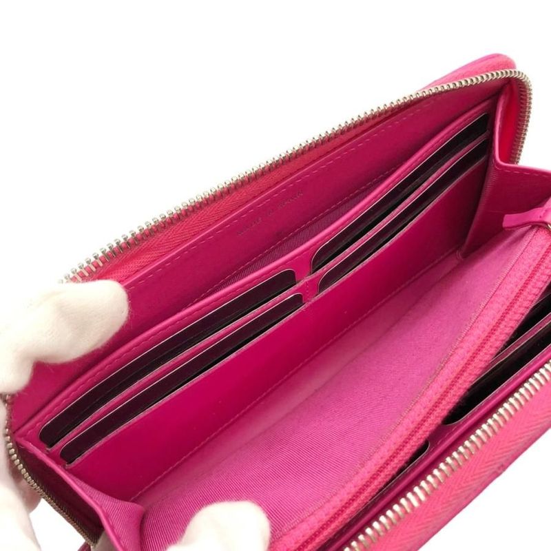 Chanel Quilted Round Zipper Long Wallet 11132 — view 7