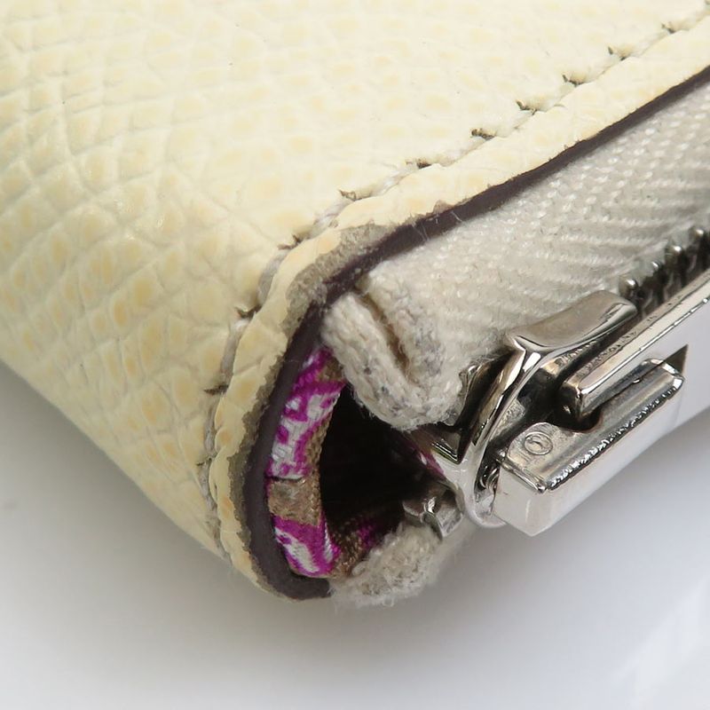 Hermes Round Zipper Long Wallet Azap Silk Quin — view 7