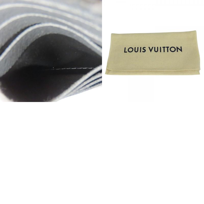 Louis Vuitton Long Wallet Zippy Vertical Monogram Eclipse Black — view 9