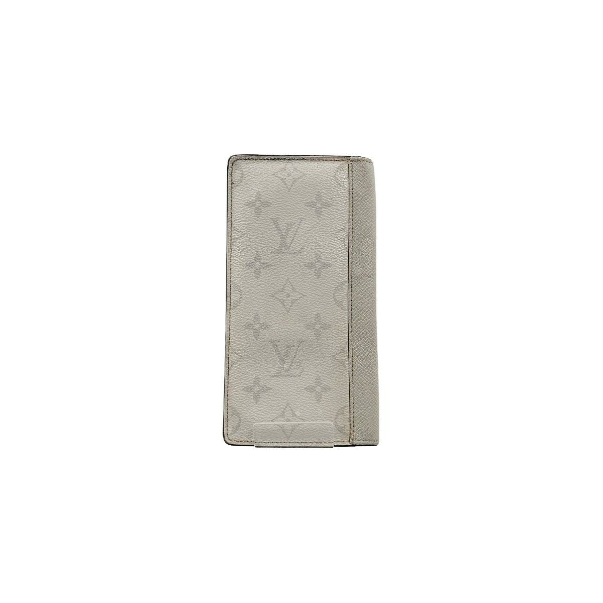 Louis Vuitton Portefeuille Brother Nm Taiga Llama Bifold Long Wallet — view 2