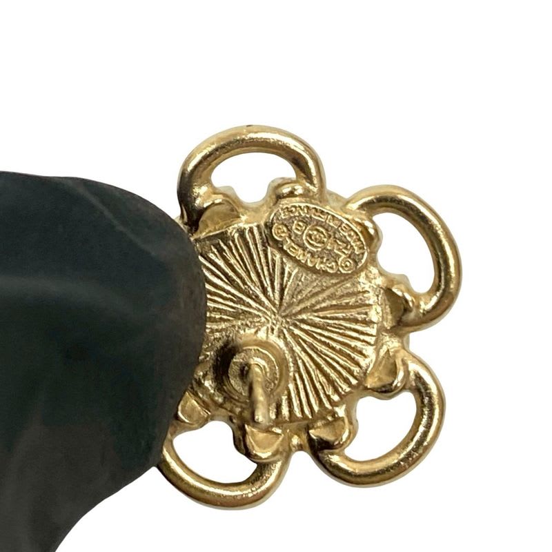 Chanel Coco Mark Flower Motif Earrings Accessories Small 24FB — view 3