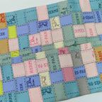 Hermes Twilly Bolduc Check Scarf Gray Multicolor 100% Silk — view 7